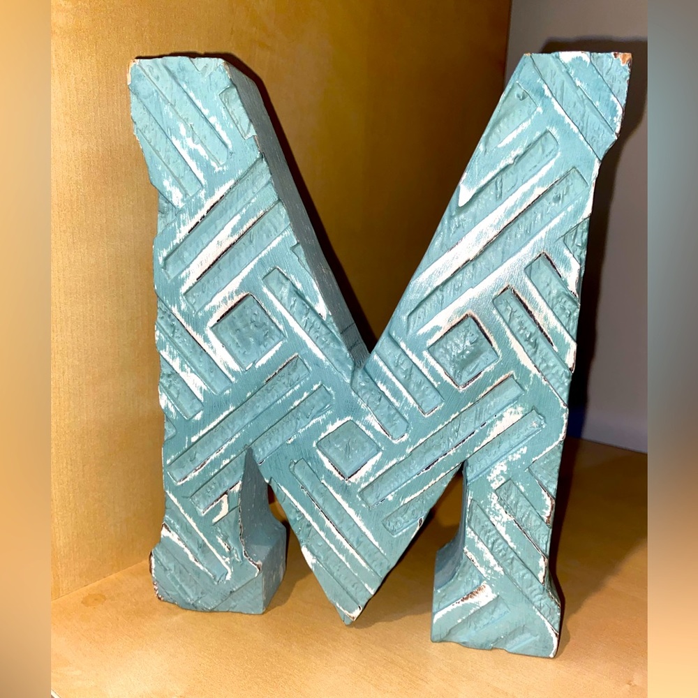 *3/$15* Blue M Wall Decor